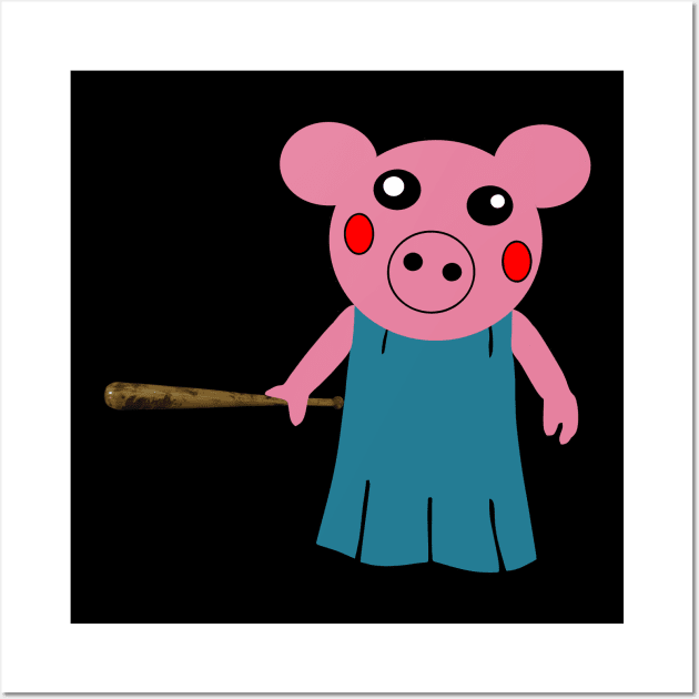 Piggy lovers Wall Art by FreeKidsArt